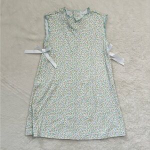 Lullaby Set Dress with White and Green Accents